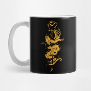 Snake and Rose Gold Variant Mug